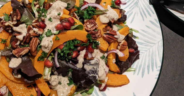 Roasted Pumpkin Salad