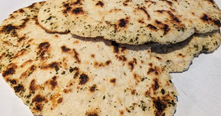 Easy-Peasy Vegan (not-so) Naan